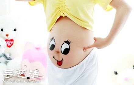 孕妇大肚照 充满童趣和创意的摄影作品 -  www.shouyihuo.com