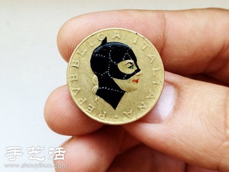 硬币人物图案的另类演绎 -  www.shouyihuo.com
