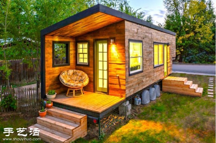 看美国建筑师在平板拖车上筑起的温馨小屋 -  www.shouyihuo.com