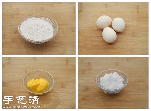 烘焙+鸡蛋壳 DIY鸡蛋壳里“孵出”的小蛋糕 -  www.shouyihuo.com