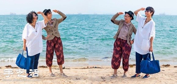 创意有趣摄影构思 亲人衣服换换拍  -  www.shouyihuo.com