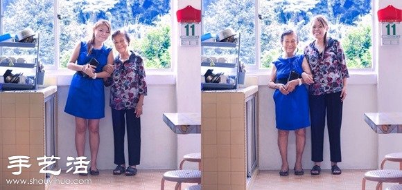 创意有趣摄影构思 亲人衣服换换拍  -  www.shouyihuo.com