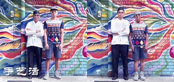 创意有趣摄影构思 亲人衣服换换拍  -  www.shouyihuo.com