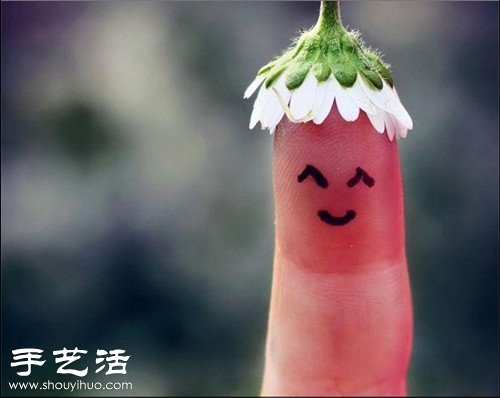 手指+简笔画 DIY另类恶搞“爱相随” -  www.shouyihuo.com
