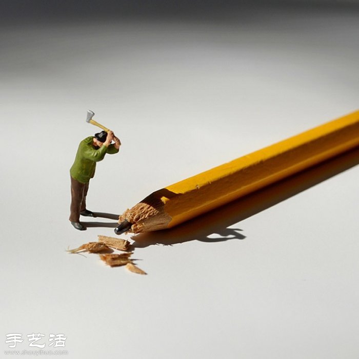 巧用小人物模型拍摄出有趣的迷你世界 -  www.shouyihuo.com