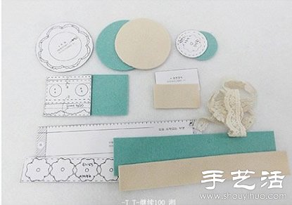 毛毡布手工制作小清新收纳盒 -  www.shouyihuo.com