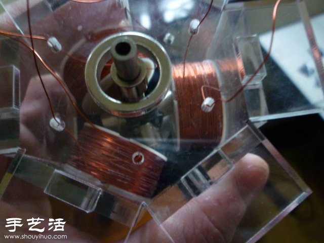 自制太阳能磁悬浮电机教程 -  www.shouyihuo.com