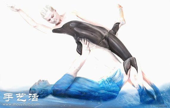 Gesine Marwedel人体彩绘作品 -  www.shouyihuo.com