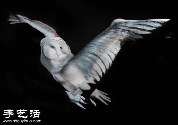 Gesine Marwedel人体彩绘作品 -  www.shouyihuo.com