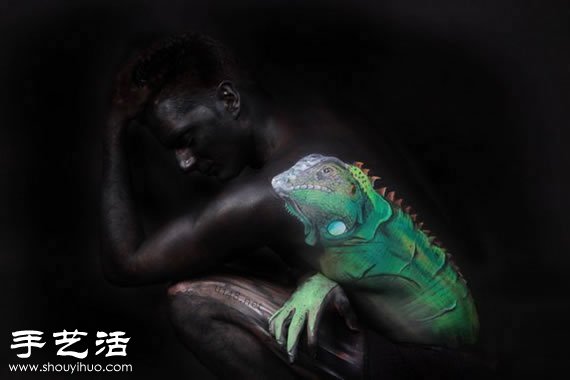 Gesine Marwedel人体彩绘作品 -  www.shouyihuo.com