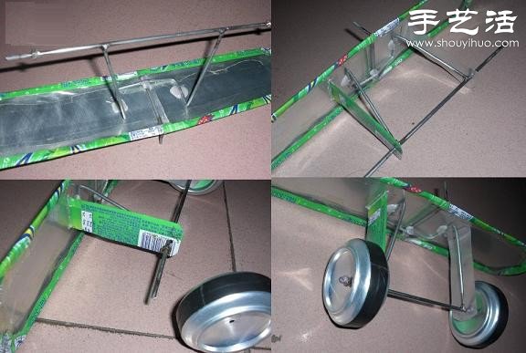 易拉罐变废为宝手工DIY迷你螺旋桨飞机 -  www.shouyihuo.com
