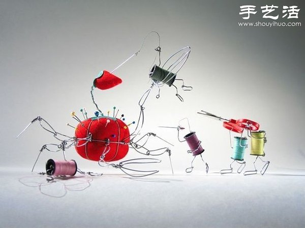 铁丝创意DIY 制作有趣的小玩意 -  www.shouyihuo.com