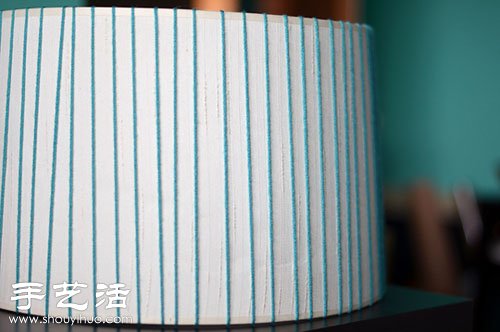 毛线旧物改造 DIY暖暖田园风台灯 -  www.shouyihuo.com
