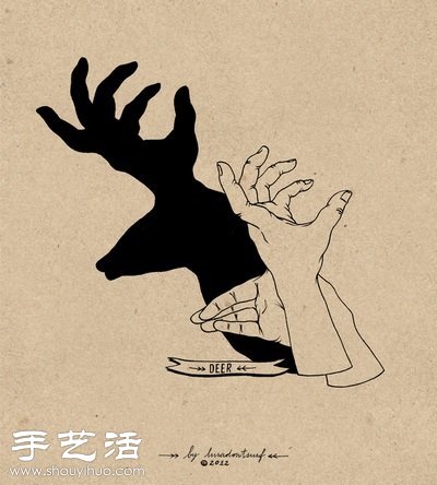 童年时最喜欢的经典手影 -  www.shouyihuo.com
