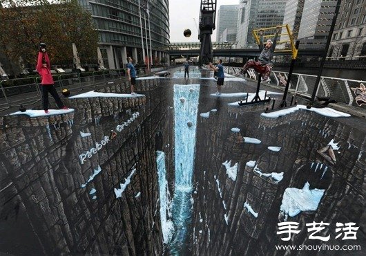 世界最大的逼真3D街头布景 -  www.shouyihuo.com