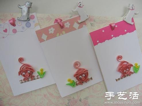 简单又可爱的手工衍纸作品 -  www.shouyihuo.com