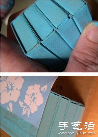 火柴盒废物利用手工制作首饰盒 -  www.shouyihuo.com