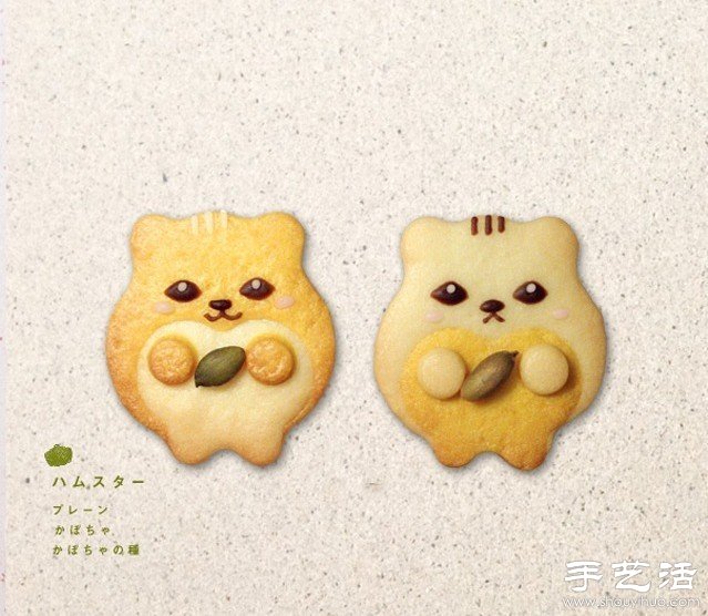 日本Hen-teco甜品店的可爱卡通动物饼干 -  www.shouyihuo.com