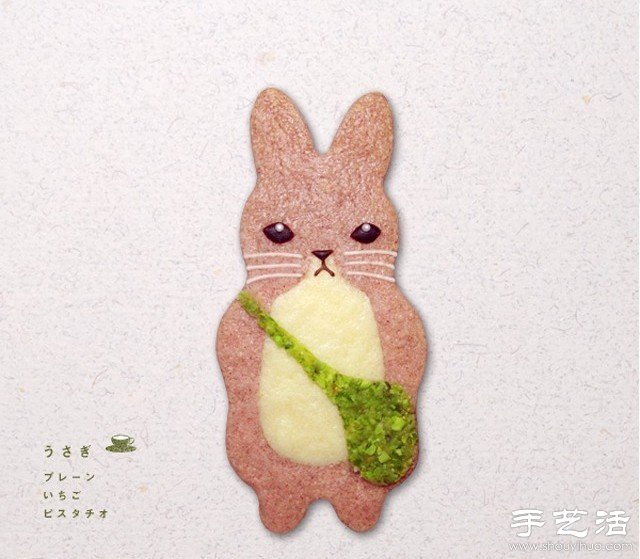 日本Hen-teco甜品店的可爱卡通动物饼干 -  www.shouyihuo.com