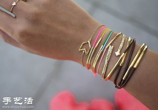 自制漂亮手链的方法 手链的简单制作教程 -  www.shouyihuo.com