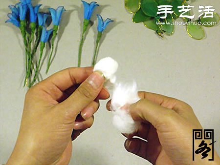 丝袜花矢车草的制作方法 -  www.shouyihuo.com