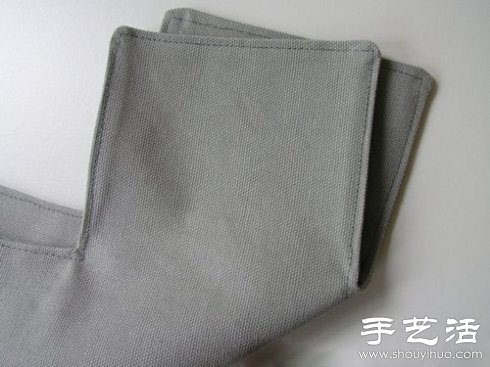 带标签布艺收纳盒手工制作教程 -  www.shouyihuo.com