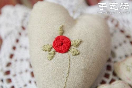 棉麻布刺绣DIY清新居家小物件 -  www.shouyihuo.com