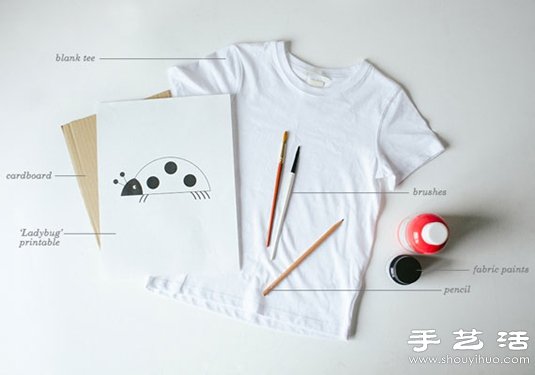 插画师妈妈手工DIY的可爱宝宝T恤 -  www.shouyihuo.com