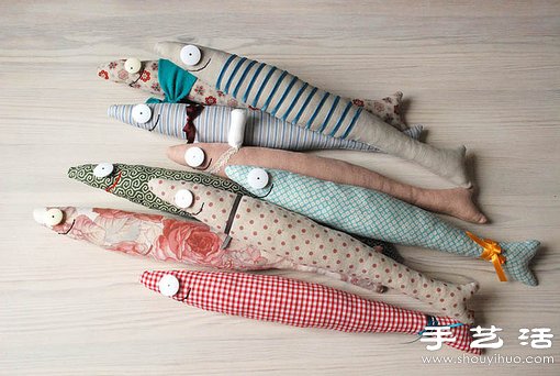 可爱搞笑的布艺小鱼挂件/玩偶 -  www.shouyihuo.com