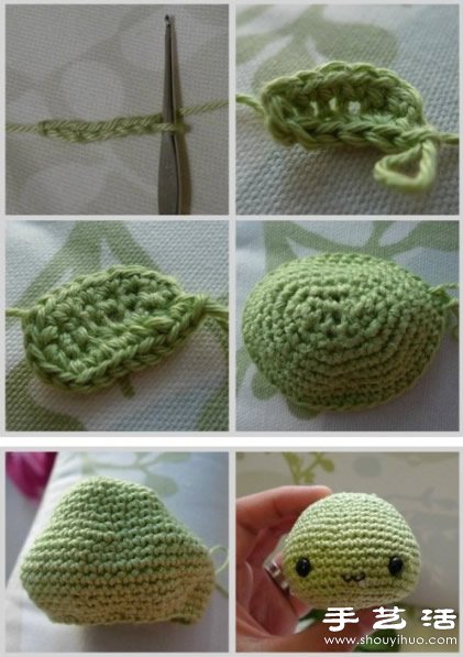 钩针手工制作超萌龙宝宝玩偶 -  www.shouyihuo.com