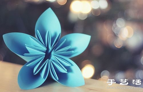 漂亮的折纸樱花手工艺品 -  www.shouyihuo.com