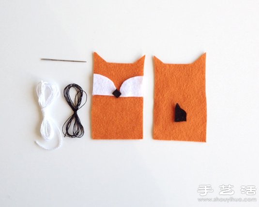 超萌手工布偶制作教程 手指布偶手工制作图解 -  www.shouyihuo.com