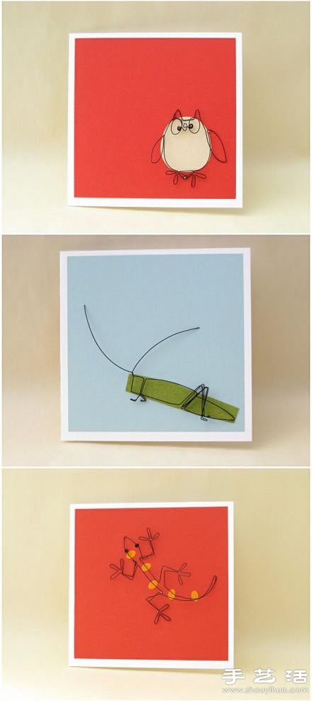 创意铁丝装饰画/壁画/墙挂DIY手工制作  -  www.shouyihuo.com