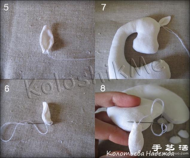 搞怪小马挂件/挂饰手工制作教程 -  www.shouyihuo.com