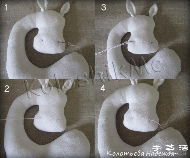 搞怪小马挂件/挂饰手工制作教程 -  www.shouyihuo.com