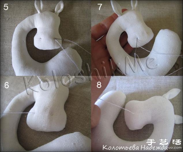 搞怪小马挂件/挂饰手工制作教程 -  www.shouyihuo.com