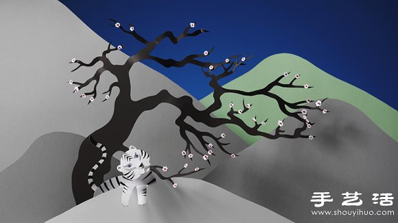 惟妙惟肖的立体纸艺作品欣赏 -  www.shouyihuo.com