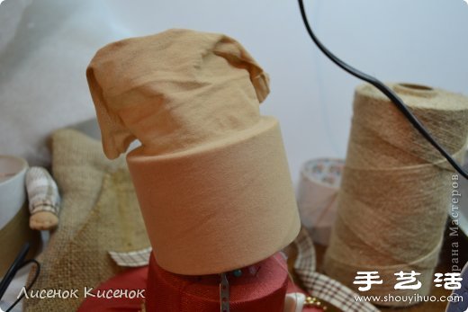 透明胶桶变废为宝手工DIY小矮人玩偶/人偶 -  www.shouyihuo.com