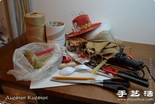 透明胶桶变废为宝手工DIY小矮人玩偶/人偶 -  www.shouyihuo.com