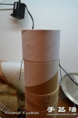 透明胶桶变废为宝手工DIY小矮人玩偶/人偶 -  www.shouyihuo.com