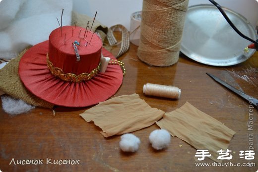 透明胶桶变废为宝手工DIY小矮人玩偶/人偶 -  www.shouyihuo.com