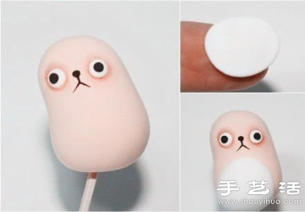 超轻粘土/软陶/橡皮泥手工捏制兔子玩偶 -  www.shouyihuo.com