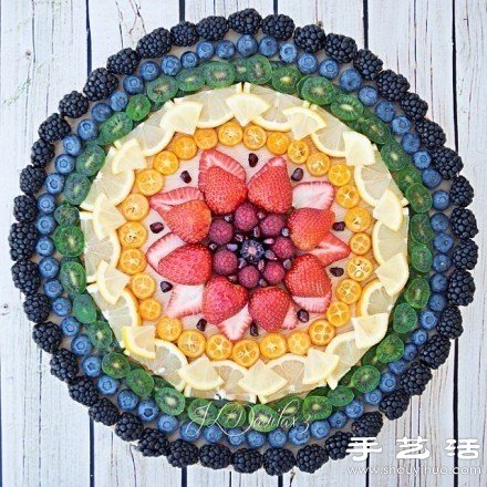 超有艺术范儿的水果拼盘DIY -  www.shouyihuo.com