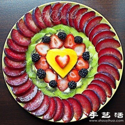 超有艺术范儿的水果拼盘DIY -  www.shouyihuo.com