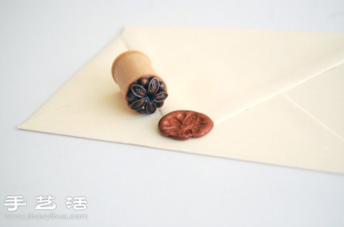 纽扣+木线轴 DIY手工制作复古蜡泥封印 -  www.shouyihuo.com