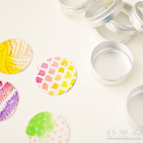 铁盒创意改造 DIY梦幻般水彩图案 -  www.shouyihuo.com