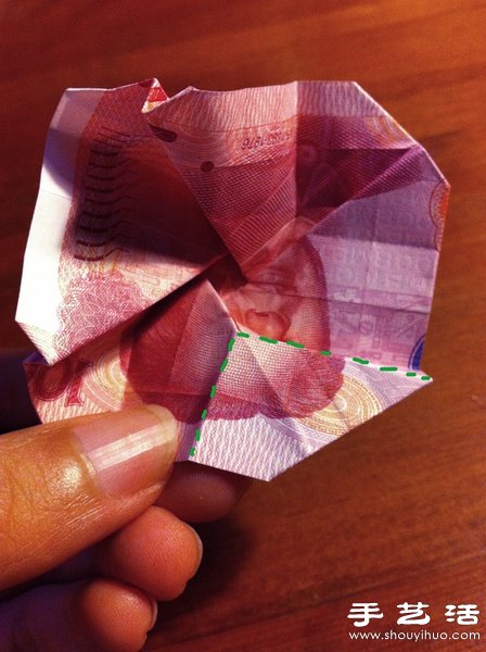 福山玫瑰折法图解 -  www.shouyihuo.com