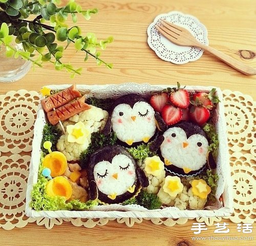 DIY可爱有趣的创意食物摆盘 -  www.shouyihuo.com