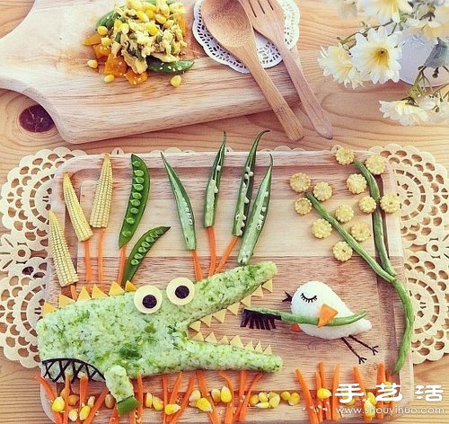 DIY可爱有趣的创意食物摆盘 -  www.shouyihuo.com