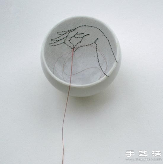 DIY杯碟上的创意互动图案 -  www.shouyihuo.com